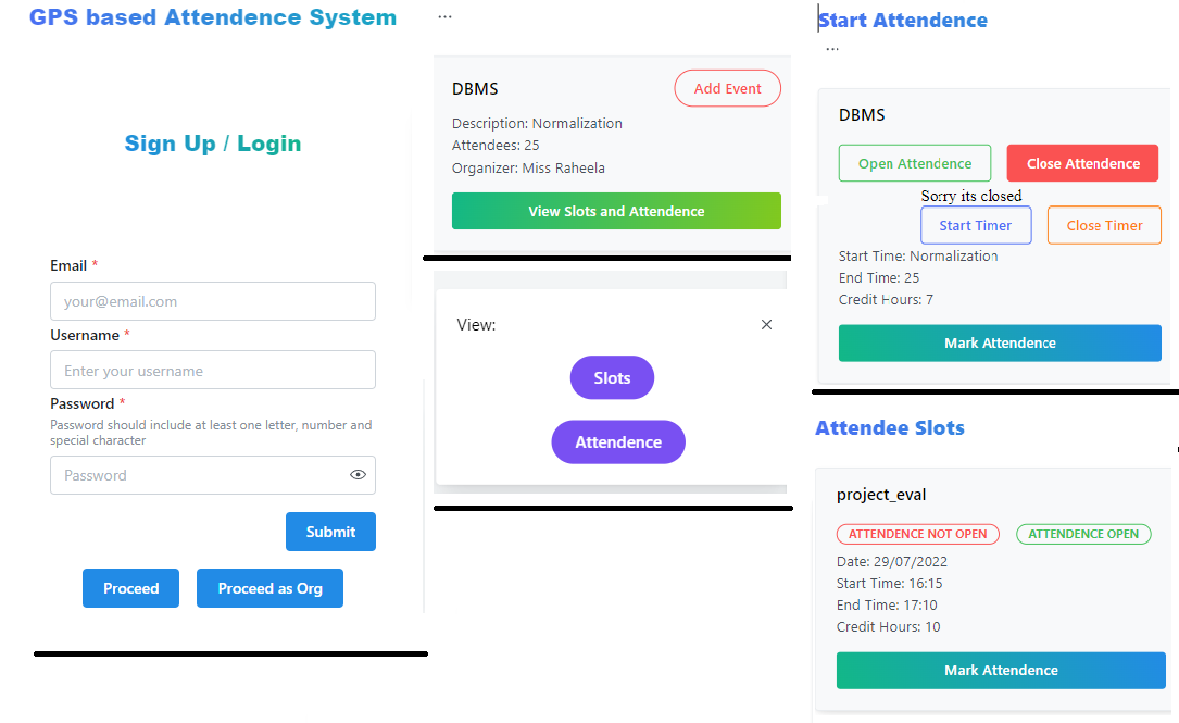 GPS Attendance System