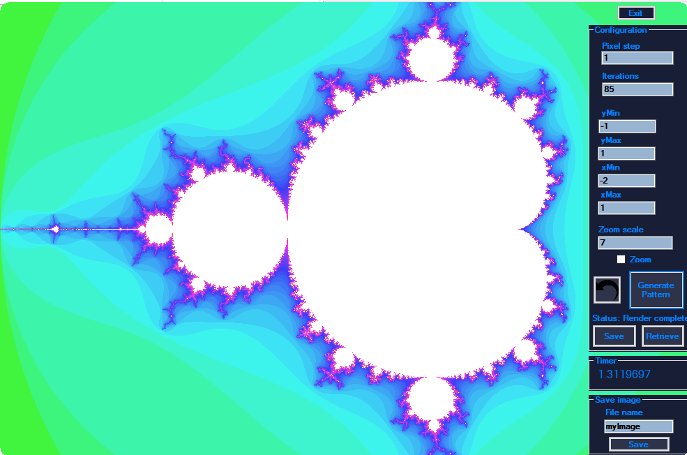 Mandelbrot and Julia set